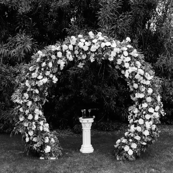 Ceremony decor by Something Borrowed Co.