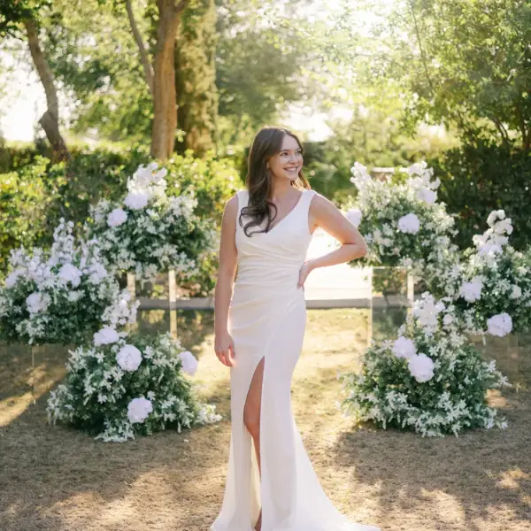 Ceremony decor by Something Borrowed Co.