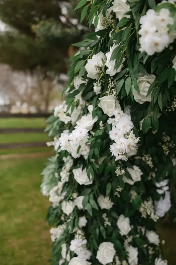 Ceremony decor by Something Borrowed Co.